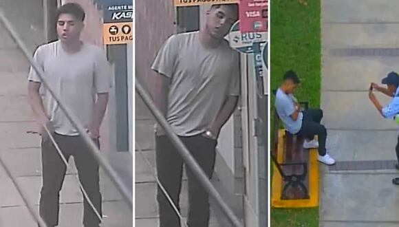 Joven ebrio en calles de Pueblo Libre