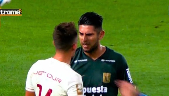Carlos Zambrano tuvo cruce con Martín Pérez Gudes (Video: GOLPERU)