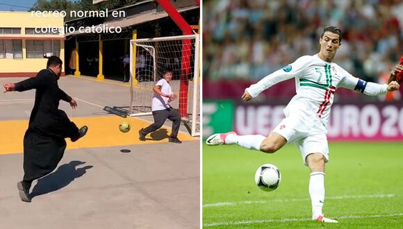 Sacerdote sorprende con increíble jugada al mismo estilo de Cristiano Ronaldo