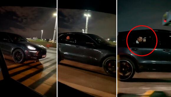 Se cruzaron a Lionel Messi en plena autopista y el astro argentino los sorprendió son su gesto
