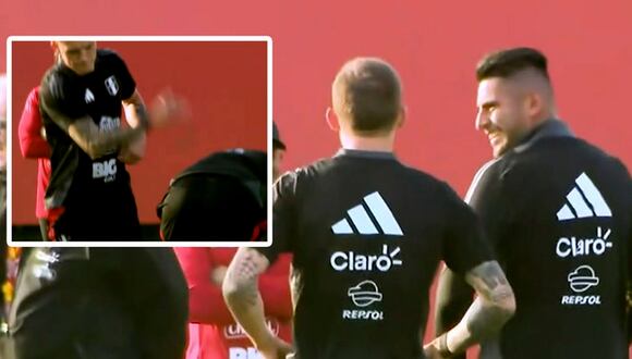 El peculiar saludo de Oliver Sonne a Carlos Zambrano en Videna