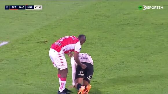 Polémica acción de Marlon Torres sobre Alex Valera. (Video: DSports)