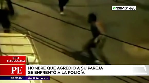 San Martín de Porres: policía detiene a hombre violento