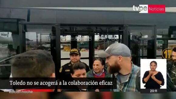 Alejandro Toledo no se acogerá a colaboración eficaz