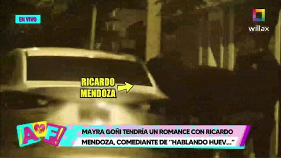 TROME - Ricardo Mendoza captado en ‘saliditas’ con Mayra Goñi: ¿Pasaron la noche juntos?