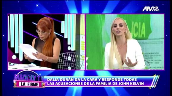 TROME | Dalia Durán desmiente a hermana de John Kelvin y niega haber coqueteado con cantante