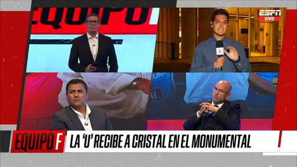 Piero quispe y dos bajas más en Universtario ante Sporting Cristal (video: Espn)