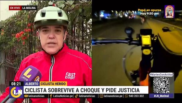 La Molina: Ciclista fue atropellado por bus hace cinco meses y hasta ahora pide justicia