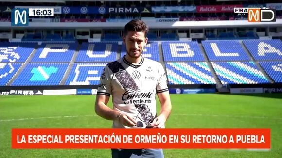 Santiago Ormeño nuevo fichaje de Puebla (Video : Canal N)