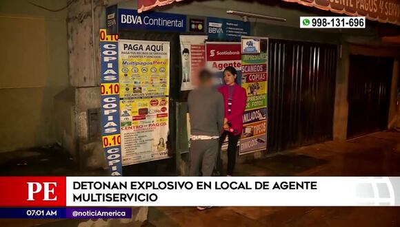 Detonan explosivo de agente multiservicio