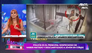 Magaly indignada por feminicidio en Comas: “¿Cómo estaba en ejercicio un policía del escuadrón verde con antecedentes?”