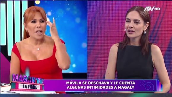 TROME |Mávila Huertas descartó romance con César HIldebrandt (Magaly TV)