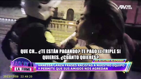 TROME - Vanessa López: ¿Quién es su amigo cargado de billetes que insultó y amenazó de muerte a reportero de Magaly?