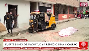 Independencia: fuerte sismo de magnitud 6.1 deja un muerto