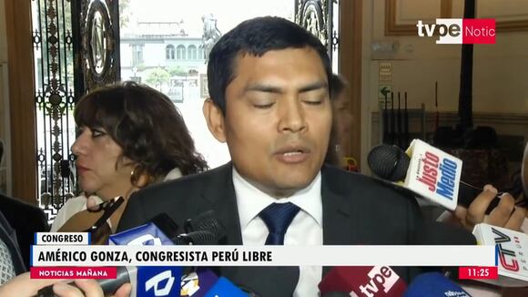 Pedro Castillo: congresista Américo Gonza niega haber intervenido en ascensos en la Policía
