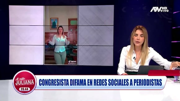 TROME | Juliana Oxenford defiende a su esposo (ATV Noticias)