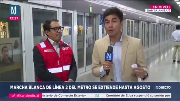 TROME - Línea 2 del Metro de Lima extiende marcha blanca: servicio será gratuito hasta finales de agosto