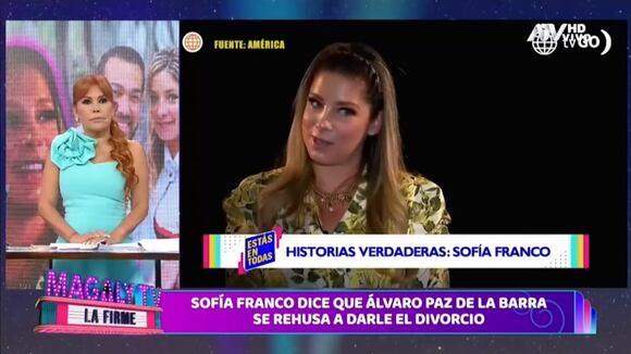 Magaly Medina lanza duras críticas contra Sofía Franco.