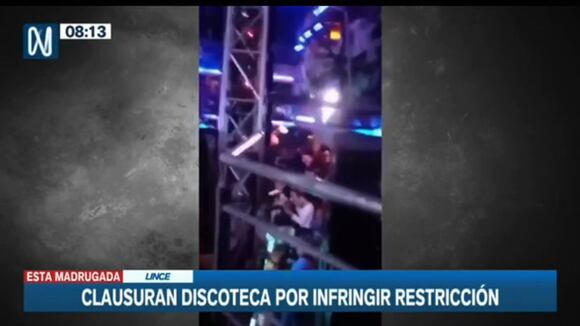 TROME - Discoteca en Lince es clausurada por atender durante estado de emergencia.