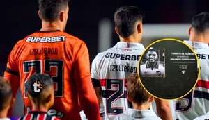 Sao Paulo rindió homenaje a Juan Izquierdo durante partido de Copa de Brasil