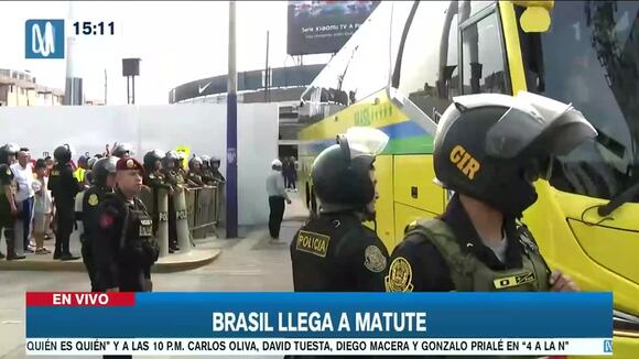 Selección de Brasil llega a Matute para preparar partido ante Perú (Video Canal N)