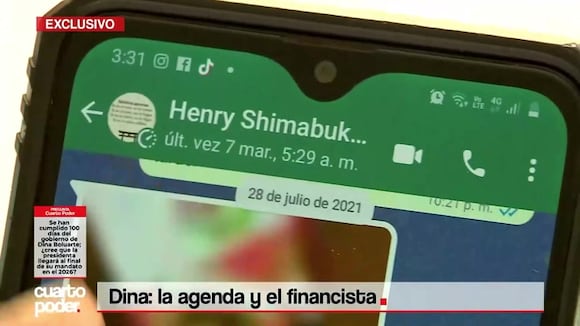 La agenda de Dina Boluarte