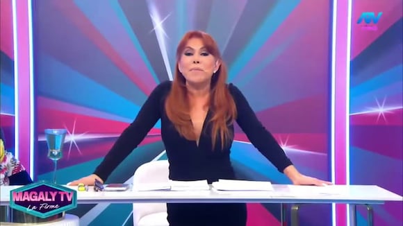 TROME - Magaly y la reacción que tuvo EN VIVO mientras Farfán difundía reportaje en su contra. VIDEO: ATV