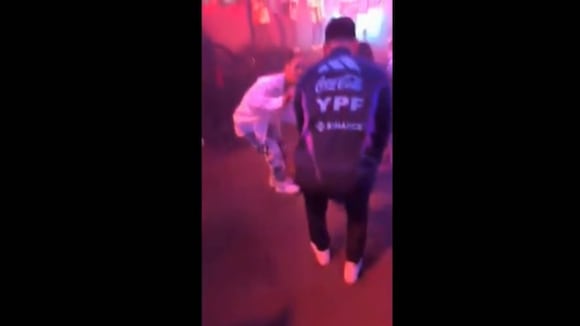 Lionel Messi vivió una noche divertida con la selección argentina (video: TyC Sports)