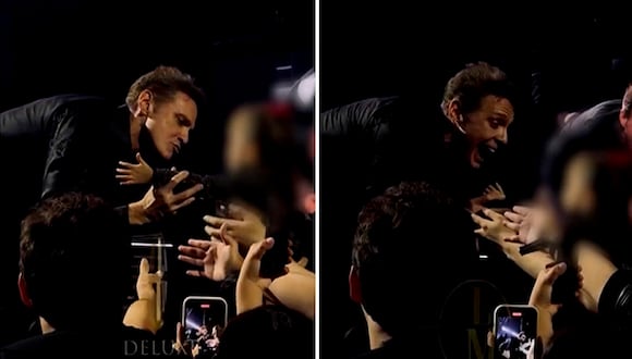 Luis Miguel recibe duras críticas por el beso que le dio a niña durante su concierto