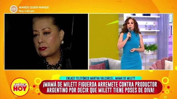 Martha Valcárcel responde a productor argentino
