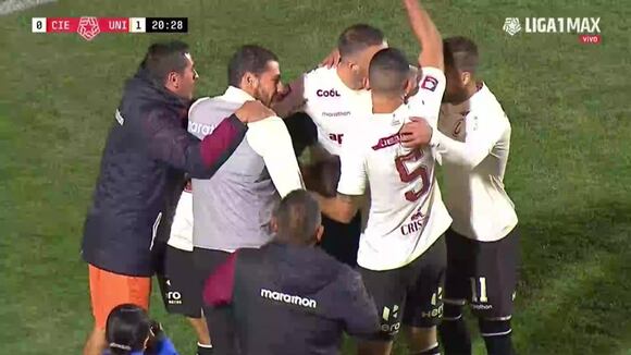 Martín Pérez Guedes anotó el 1-0 de Universitario vs. Cienciano. (Video: Liga 1 Max)