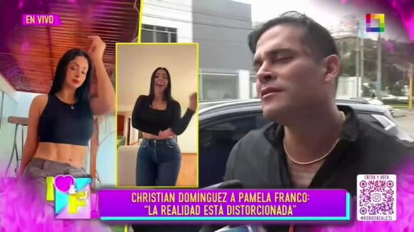 TROME - ¿Domínguez manda ‘chiquita’ a Pamela Franco? Defiende su paternidad: “La realidad está distorsionada”