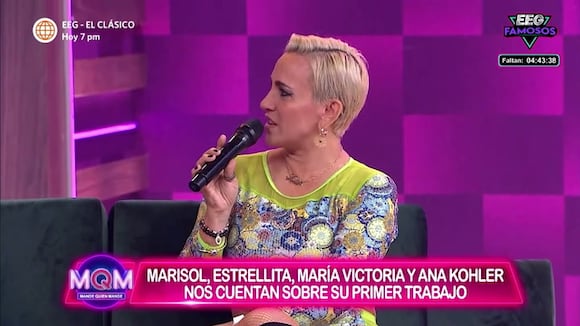 Ana Kohler llora al recordar a su padre fallecido