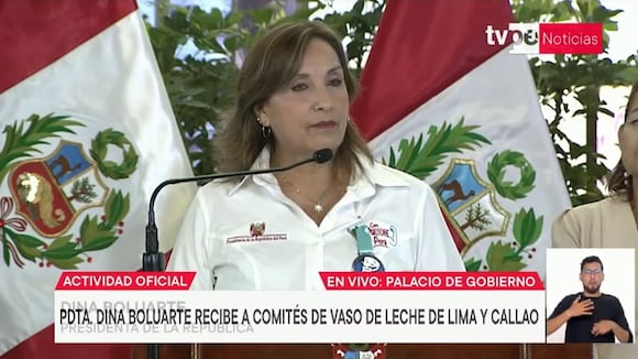 Dina Boluarte cuestiona a la prensa