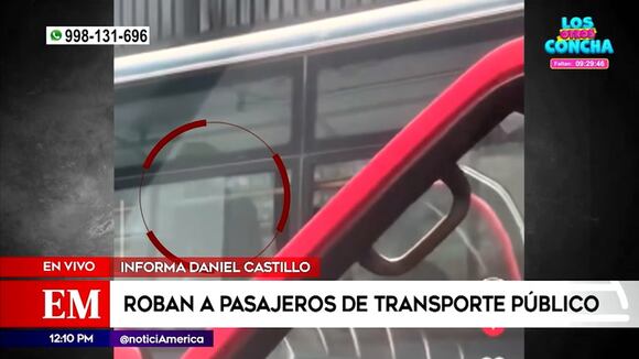 Asaltan a pasajeros de bus