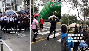 Carrera de mozos en Barranco se hace viral en TikTok