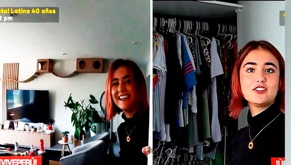 Merly Morello abrió las puertas de su hogar y mostró su closet