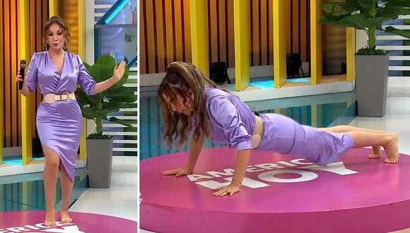 Janet Barboza y su extraña forma de bailar