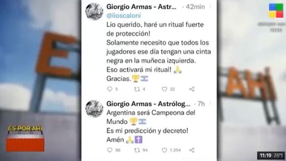 Giorgio Armas prepara 'Seguro' a Lionel Messi en inter de Miami (Video: YouTube)