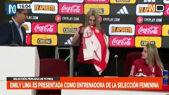 Emily Lima fue presentada como nuevo DT de selección femenina de Perú (video: Canal N)
