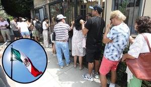 Aumento en las solicitudes: Peruanos hacen filas interminables por visas a México