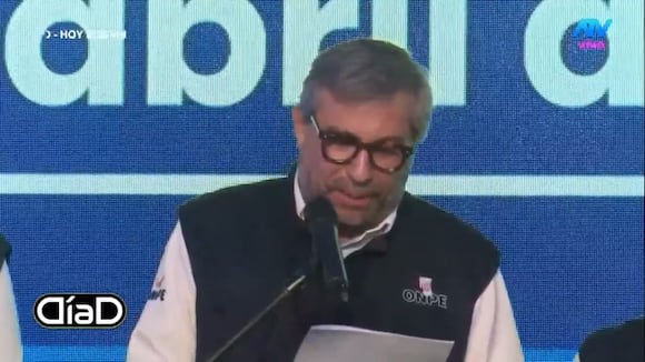TROME- Piero Corvetto, presidente de la ONPE, se rectifica: Son 13 y no 15 los locales en Lima donde no pudieron votar