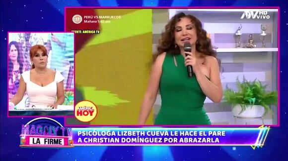TROME | Magaly Medina critica a Christian Domínguez por abrazo a doctora (Magaly Tv)