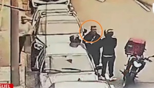 Cámara de seguridad registra asesinato a balazos en San Miguel | VIDEO