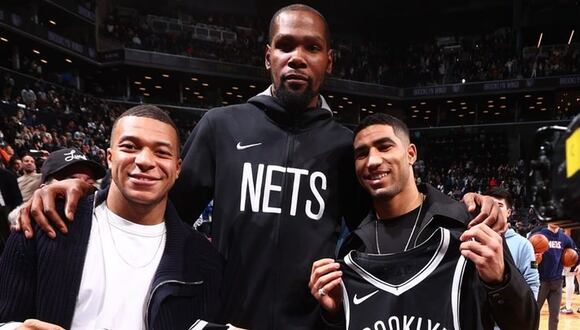 TROME | Kylian Mbappé en la NBA. Hinchas argentinos le recuerdan final de Qatar. (Twitter)