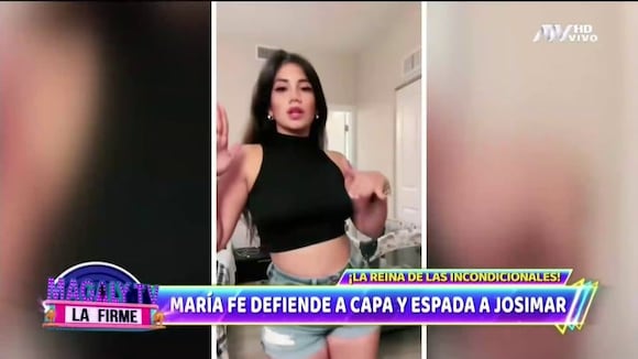 TROME | María Fe defiende a Josimar