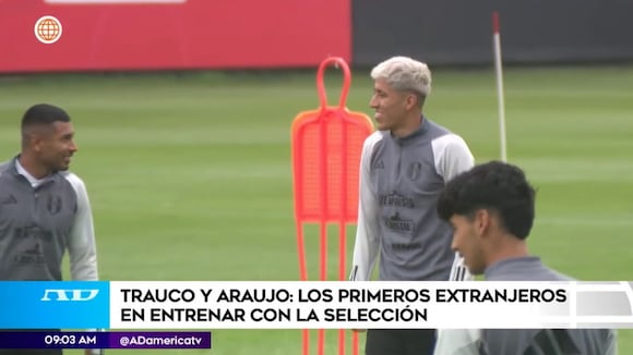 Selección peruana entrena con Araujo y Trauco