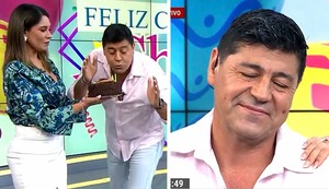 ‘Checho’ Ibarra llora al celebrar su cumpleaños en noticiero en vivo: “Latina me salvó la vida”