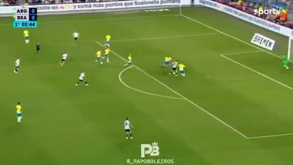 TROME | Gol de Julián Álvarez en el Argentina - Brasil (Sport Tv)