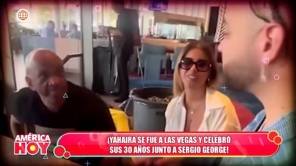 Yahaira se juntó con Sergio George en Las Vegas